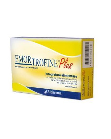 Emortrofine plus 40 compresse sublinguali
