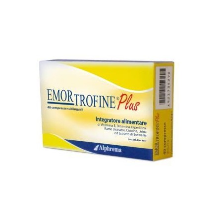 Emortrofine plus 40 compresse sublinguali