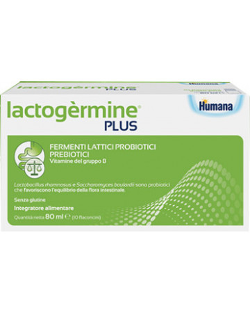 Lactogermine plus fermenti lattici 10 flaconcini