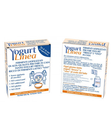 Yogurt linea fermenti liofilizzati 4 bustine Yogurt linea fermenti liofilizzati 4 bustine