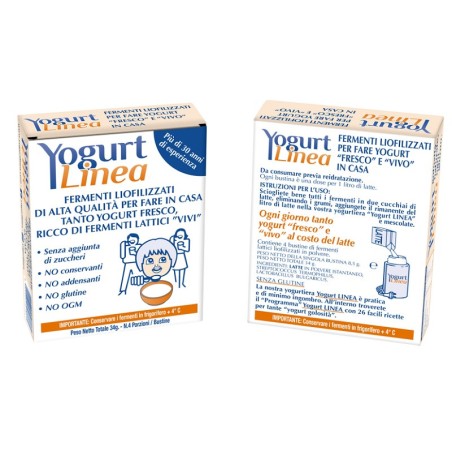 Yogurt linea fermenti liofilizzati 4 bustine