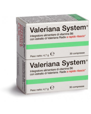 Valeriana system 30 compresse +30 compresse