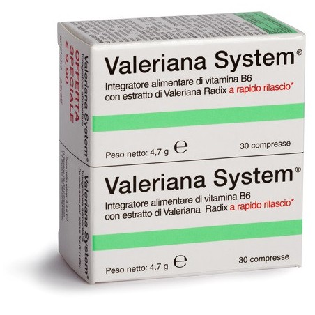 Valeriana system 30 compresse +30 compresse