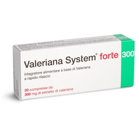 Valeriana system forte 20 compresse