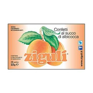 Ziguli albicocca 36palline 22g