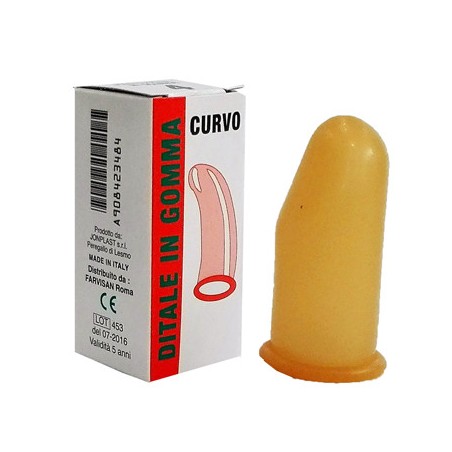 Ditale gomma curvo 4