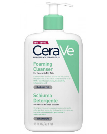 Cerave schiuma det viso 473ml