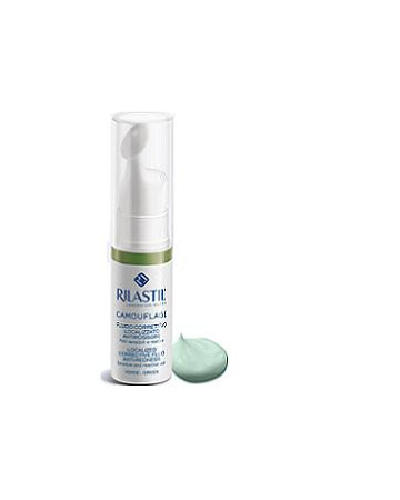 Rilastil camouflage fluido correttivo localizzato antirossore verde 5 ml