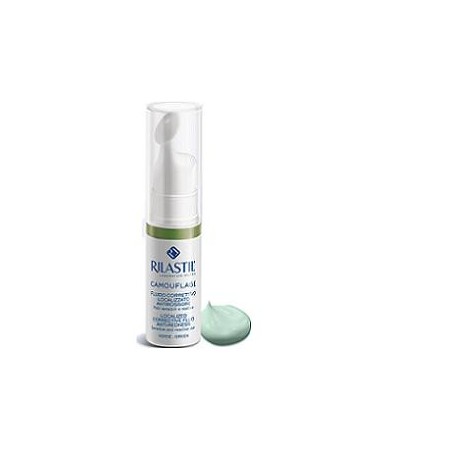 Rilastil camouflage fluido correttivo localizzato antirossore verde 5 ml