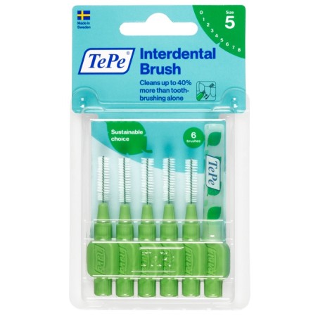 Tepe scovolino verde 0,8mm 6pz