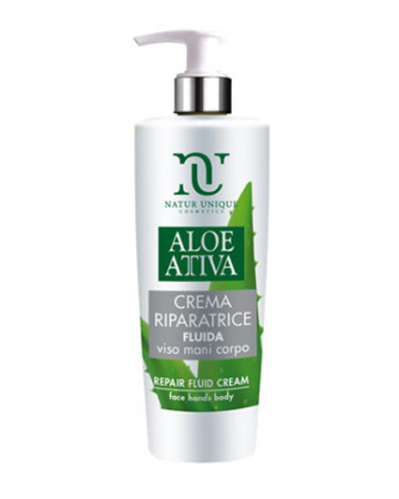 Aloe attiva crema fluida riparatrice 190 ml natur unique
