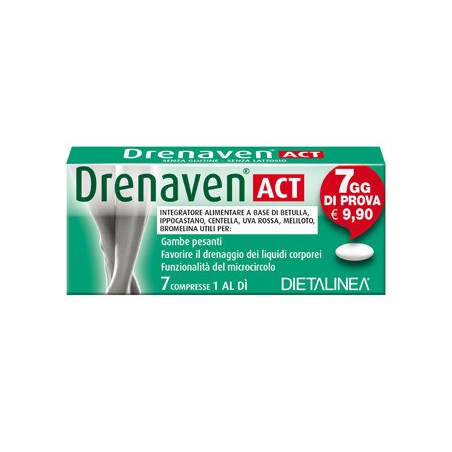 Drenaven act 7 days 7 compresse Drenaven act 7 days 7 compresse