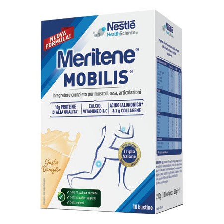 Meritene mobilis gusto vaniglia 10 bustine da 20 g