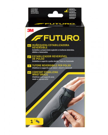 Tutore per polso reversibile futuro nero 1 pezzo Tutore per polso reversibile futuro nero 1 pezzo