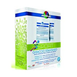 Ghiaccio istantaneo master-aid sport per terapia del freddo 2 pezzi