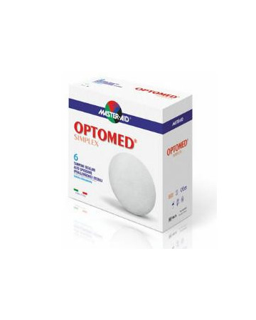 Tampone oculare master-aid optomed simplex 6 pezzi