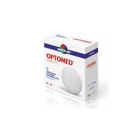 Tampone oculare master-aid optomed simplex 6 pezzi