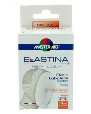 Rete tubolare elastica ipoallergenica master-aid elastina testa/coscia 1,5 mt in tensione calibro 6