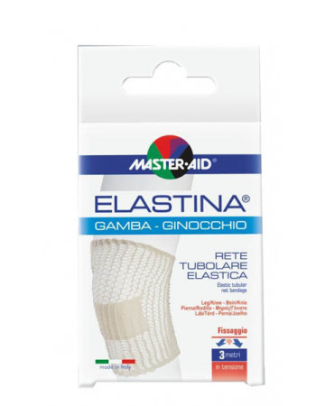 Rete tubolare elastica ipoallergenica master-aid elastina gamba/ginocchio 3 mt in tensione calibro 5