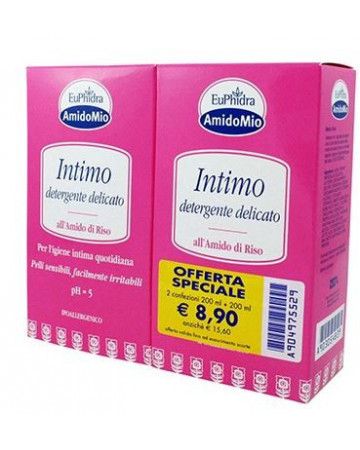 Euphidra schiuma intima detergente 200 + 200 ml