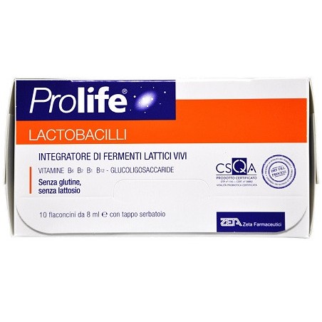 Prolife lactobacilli 10 flaconcini da 8ml