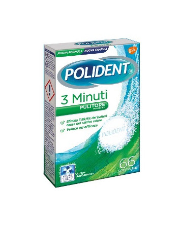 Polident 3 minuti 66 compresse