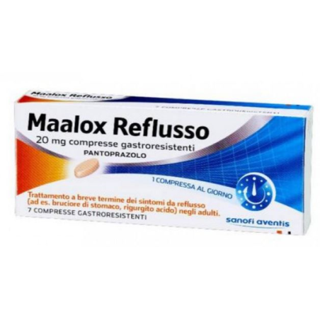 Maalox reflusso*7cpr 20mg