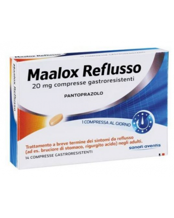 Maalox reflusso 20 mg compresse gastroresistenti