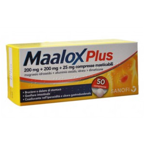 Maalox plus 50 compresse masticabili