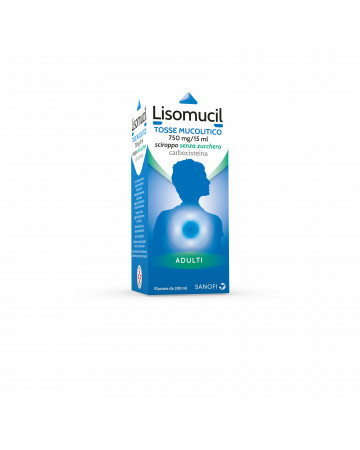 Lisomucil tosse mucolitico 750 mg/15 ml sciroppo