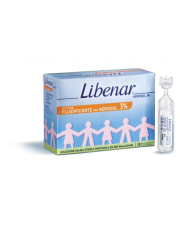Libenar 18 fiale aerosol ipertoniche 3%