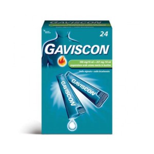 Gaviscon 24 bustine 500+267mg/10ml