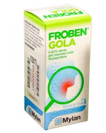 Froben gola spray nebulizzatore 15ml 0,25%
