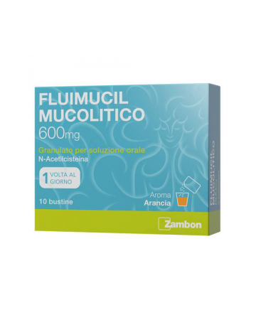Fluimucil mucolitico 10 bustine 600mg