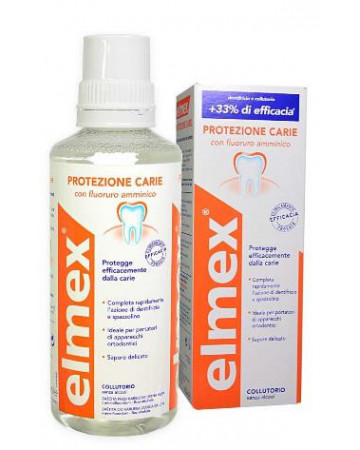 Elmex protezione carie collutorio fluoruro amminico 400 ml