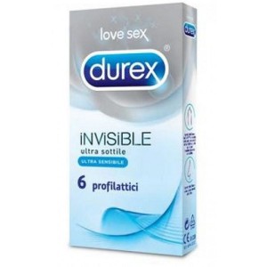 Durex invisible 6 pezzi