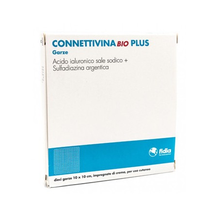 Connettivinabio plus garza 10 x 10 cm 10 pezzi