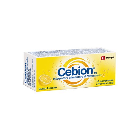 Cebion effervescente vitamina c limone 10 compresse