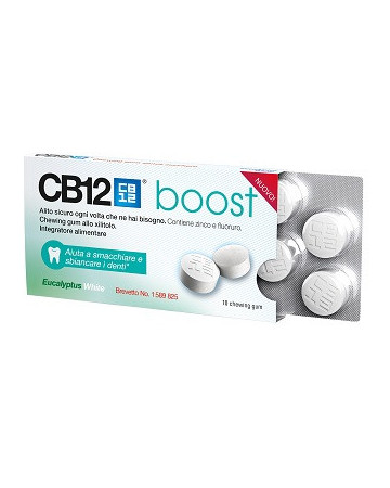 Cb12 boost eucal white 10chew