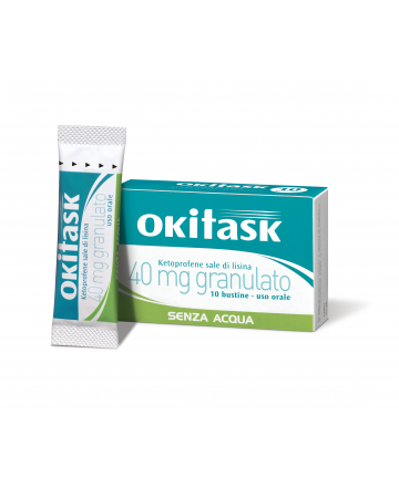 Okitask orale granulare 10 bustine 40mg