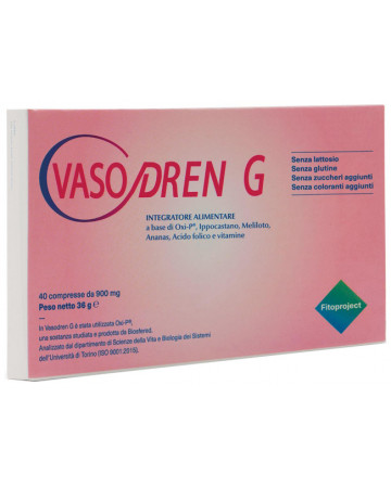 Vasodren g 40 compresse Vasodren g 40 compresse