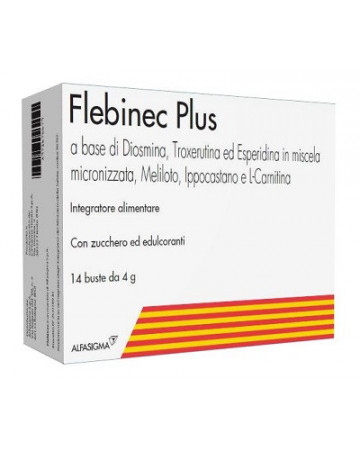 Flebinec plus 14 bustine 4 g