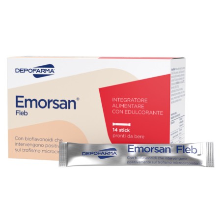 Emorsan fleb 14 bustine stick pack 15 ml