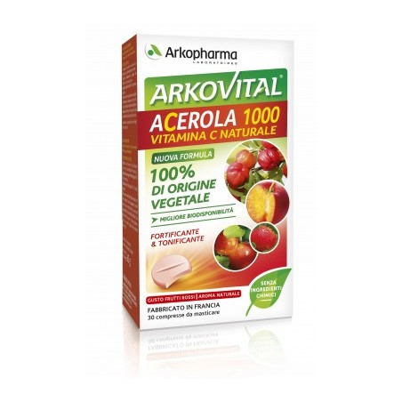 Arkovital acerola 1000 30 compresse