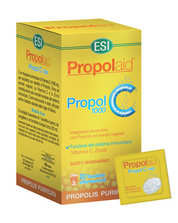 Propolaid propol c 1000 mg 20 tavolette effervescenti