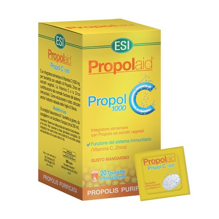 Propolaid propol c 1000 mg 20 tavolette effervescenti
