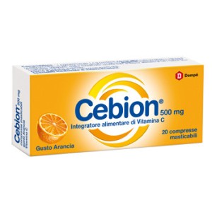Cebion masticabile arancia vitamina c 20 compresse