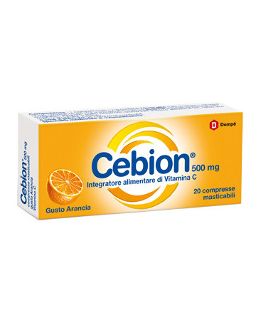 Cebion masticabile arancia vitamina c 20 compresse