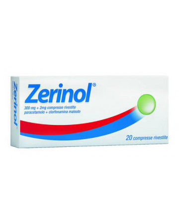 Zerinol 300 mg + 2 mg compresse rivestite