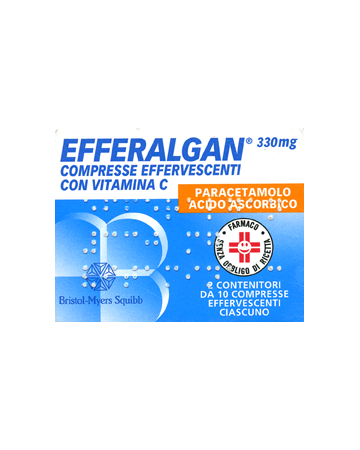 Efferalgan 330 mg compresse effervescenti con vitamina c